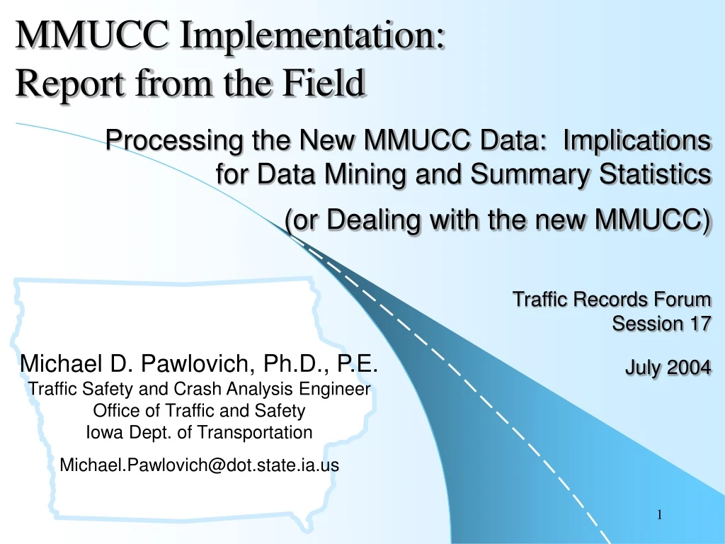 mmucc implementation report from the field