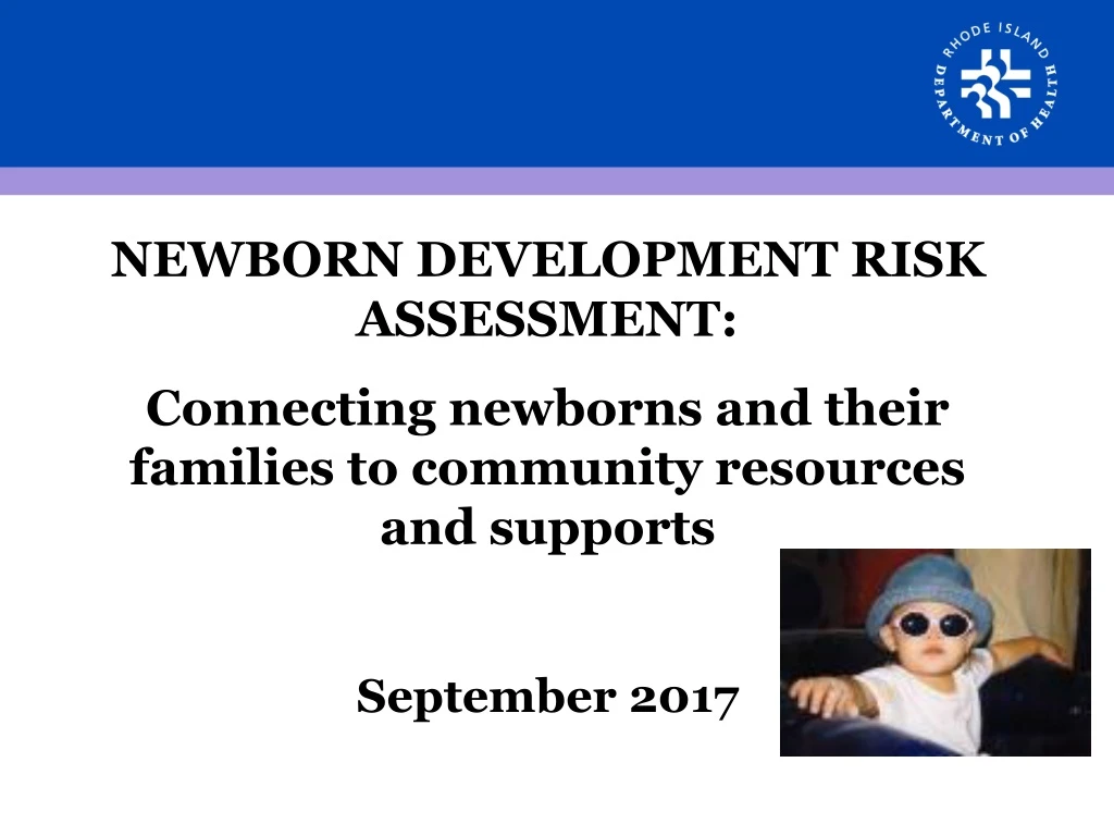 newborn development risk assessment connecting