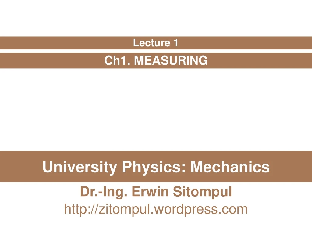 university physics mechanics