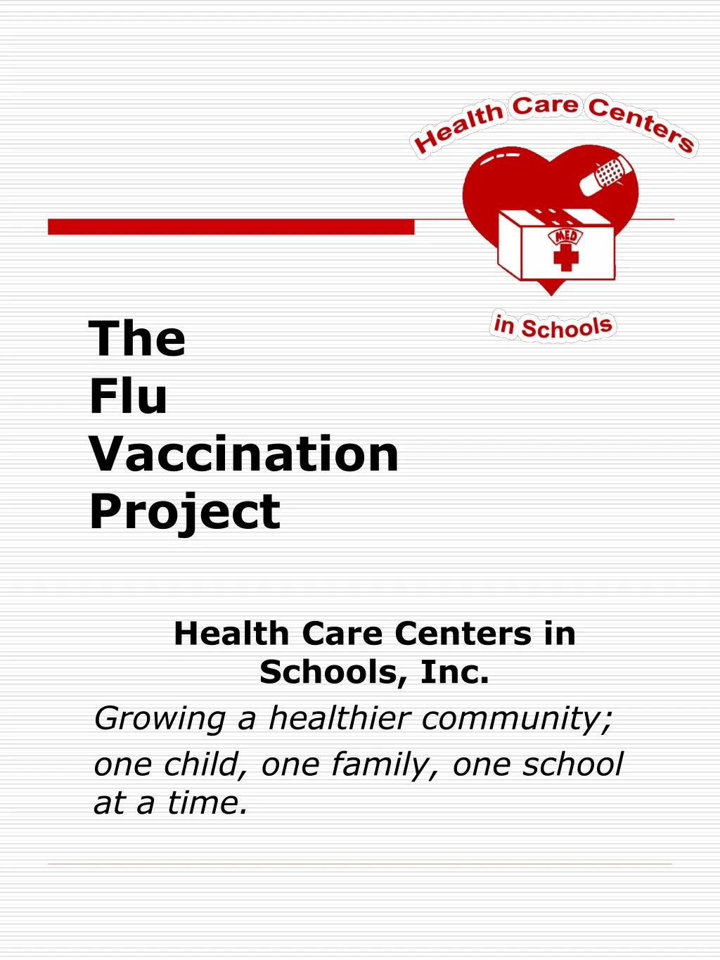 the flu vaccination project