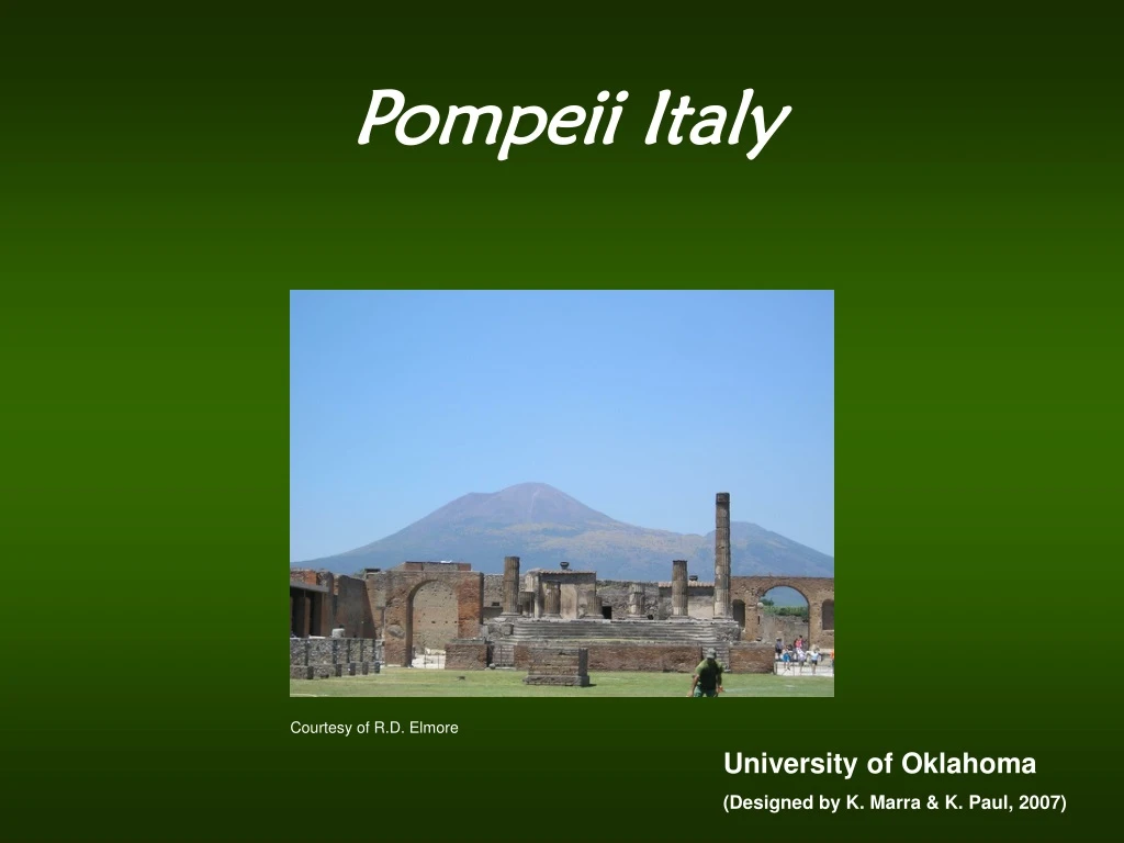 pompeii italy