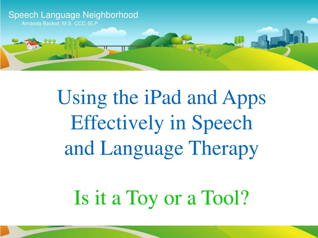 speech language neighborhood