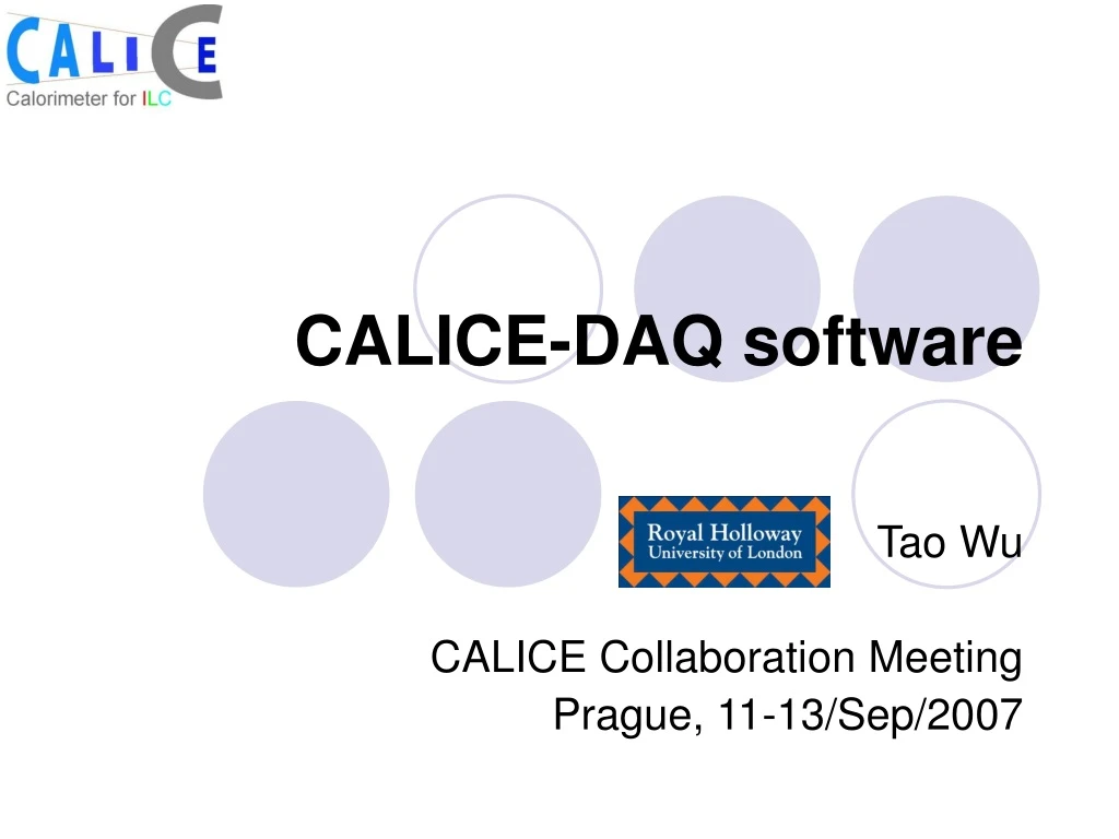 calice daq software