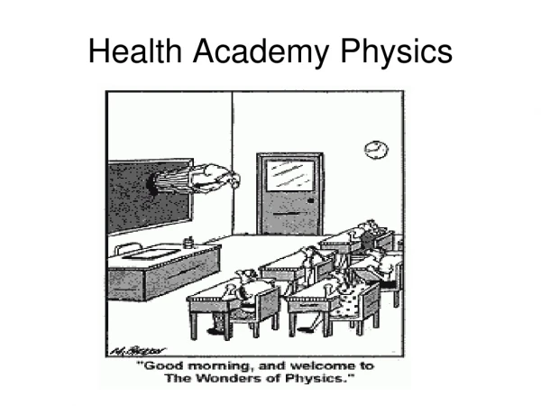 Health Academy Physics