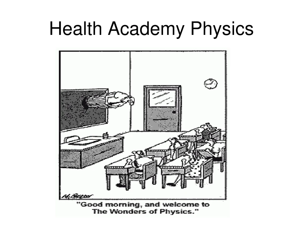 health academy physics