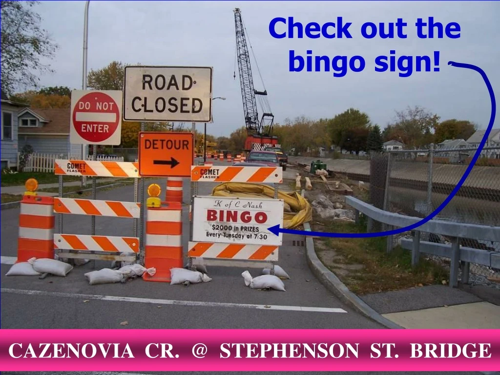 check out the bingo sign