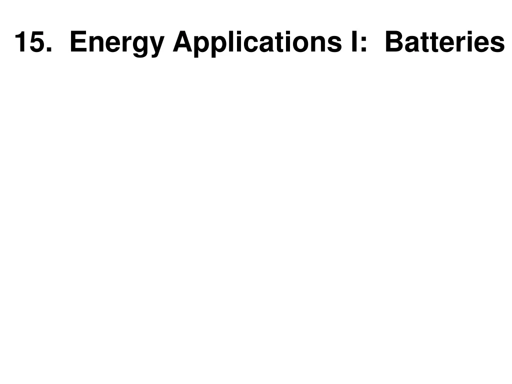 15 energy applications i batteries