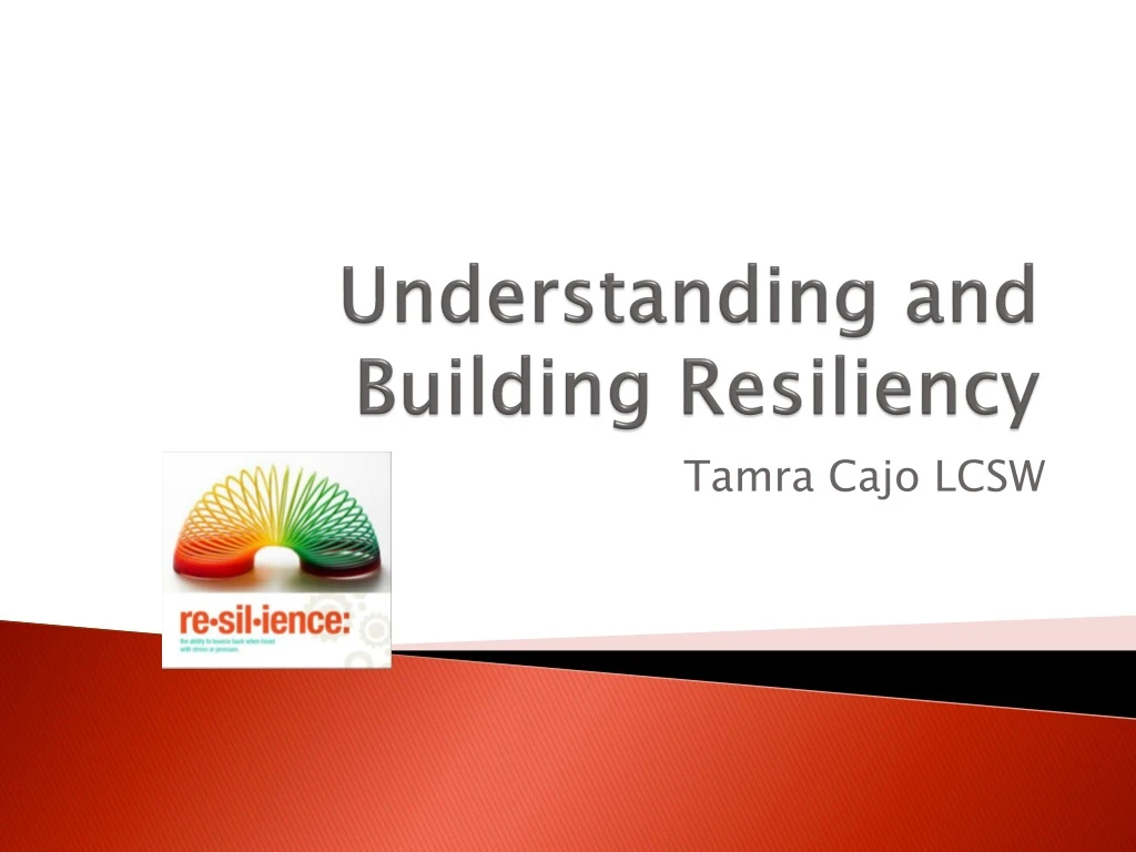understanding and building resiliency