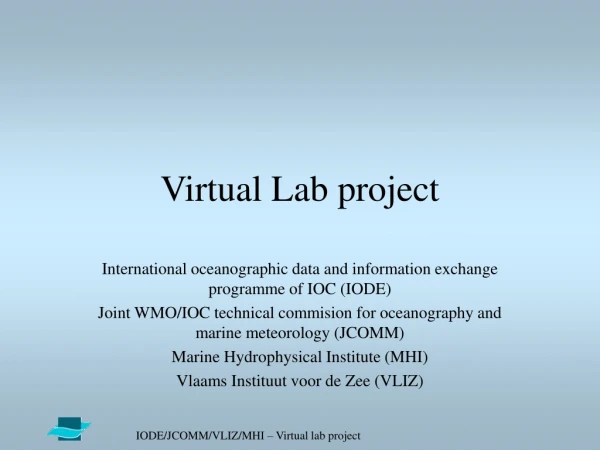 Virtual Lab  project