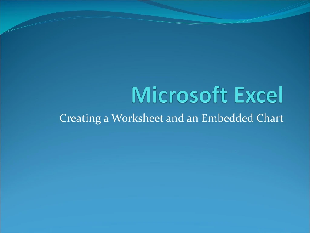 microsoft excel