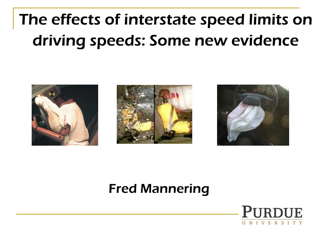 the effects of interstate speed limits on driving speeds some new evidence