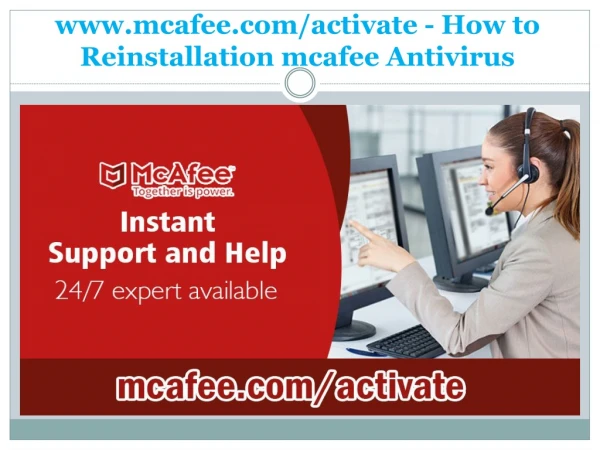 www mcafee com activate how to reinstallation mcafee antivirus
