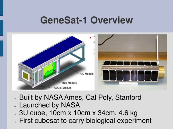 GeneSat-1 Overview