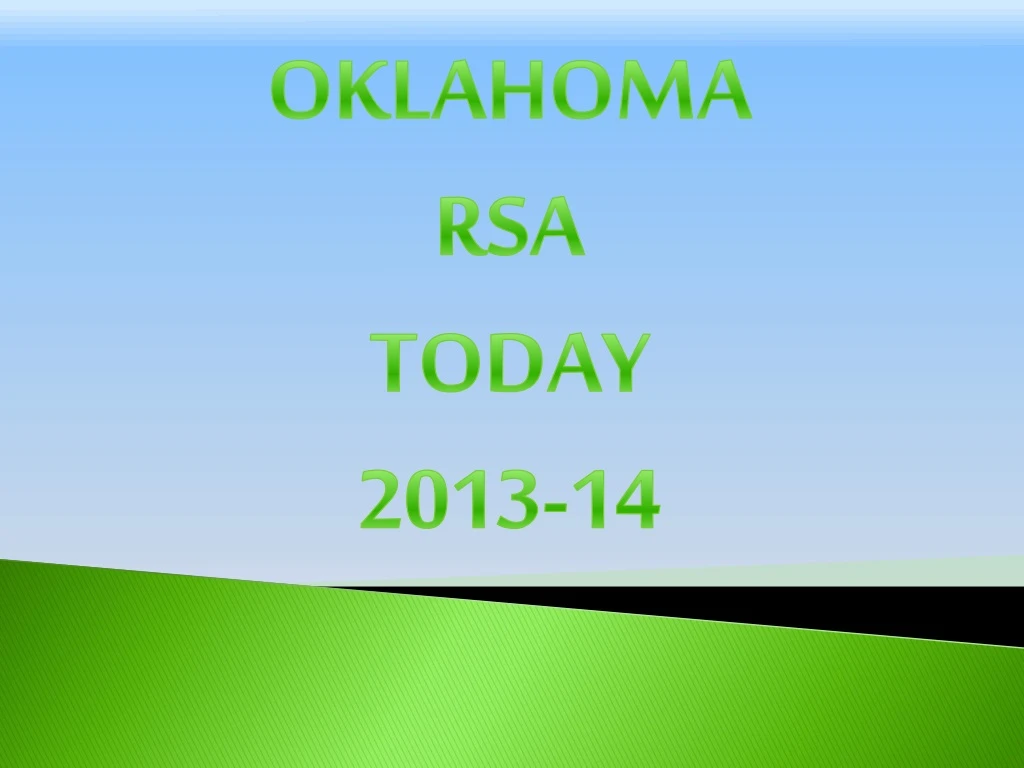 oklahoma rsa today 2013 14