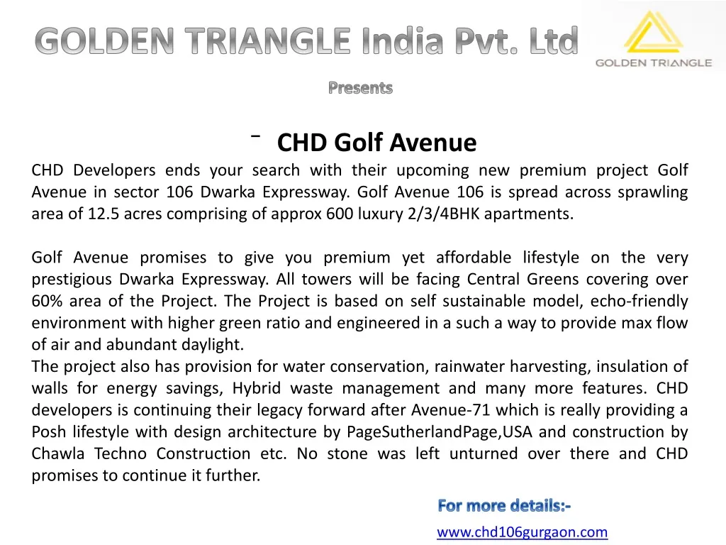 golden tr ia ngle india pvt ltd