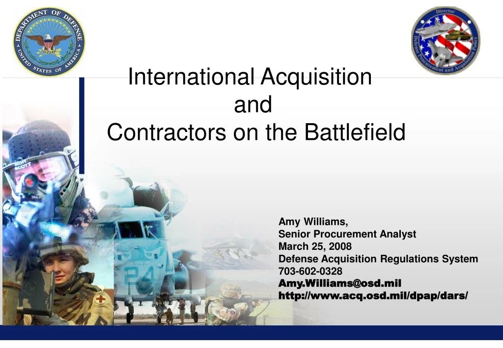 international acquisition and contractors