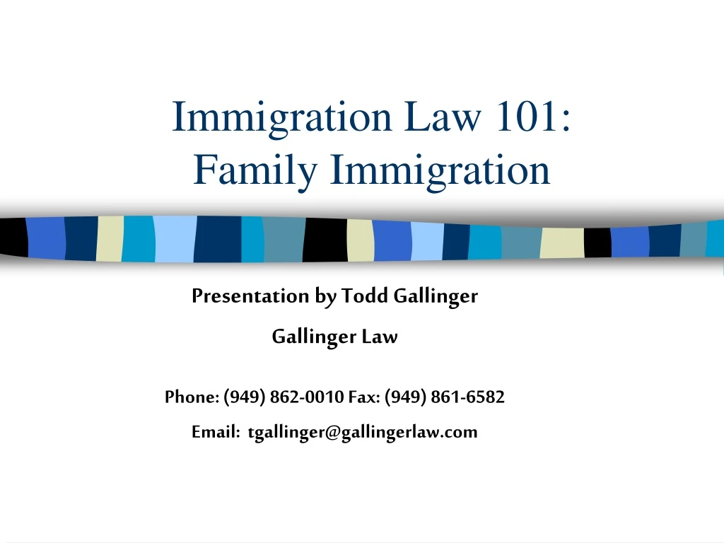 immigration law 101 family immigration