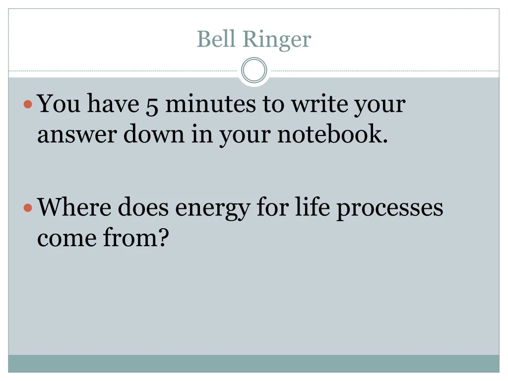 bell ringer