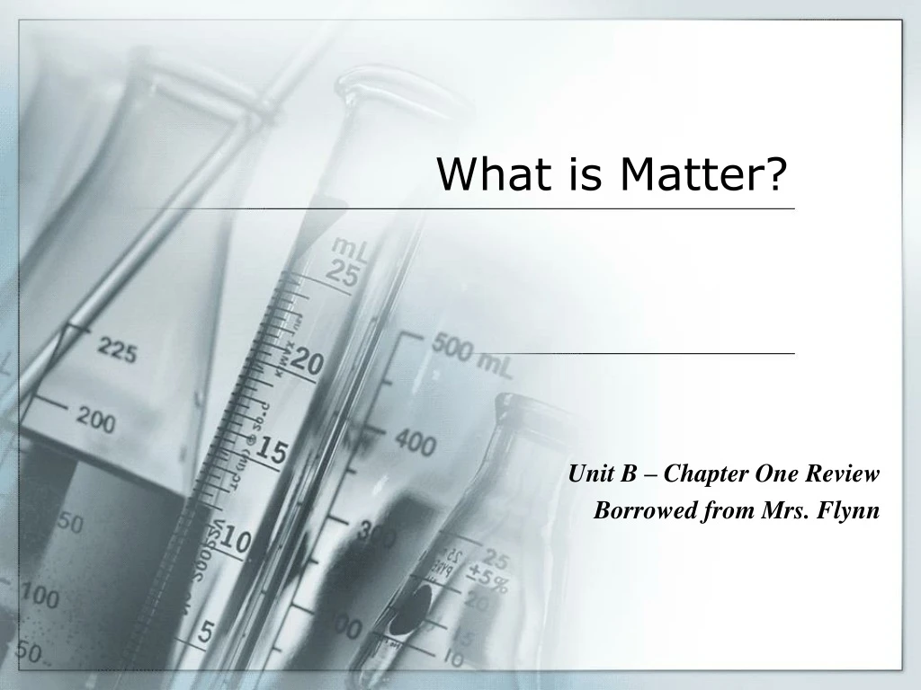 what is matter