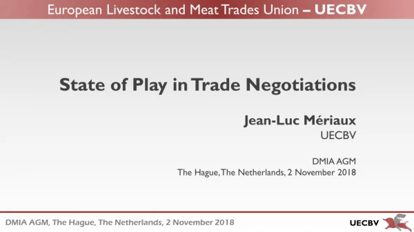 European Livestock and Meat Trades Union  – UECBV