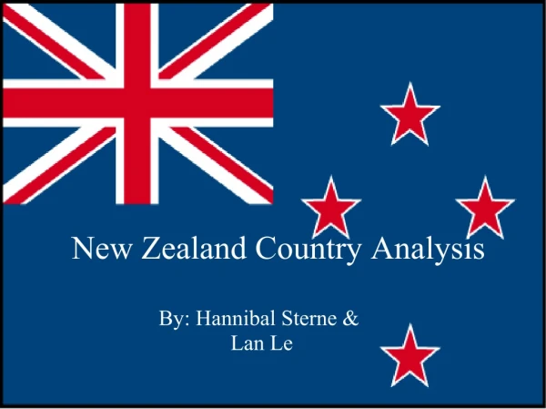New Zealand Country Analysis