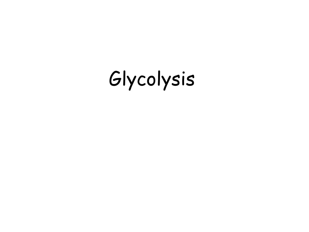 glycolysis