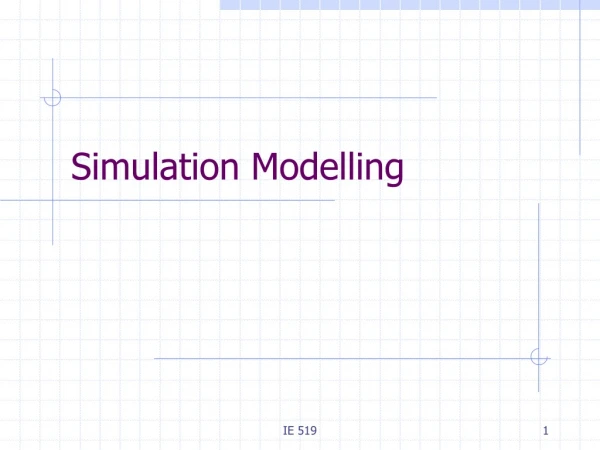 Simulation Modelling