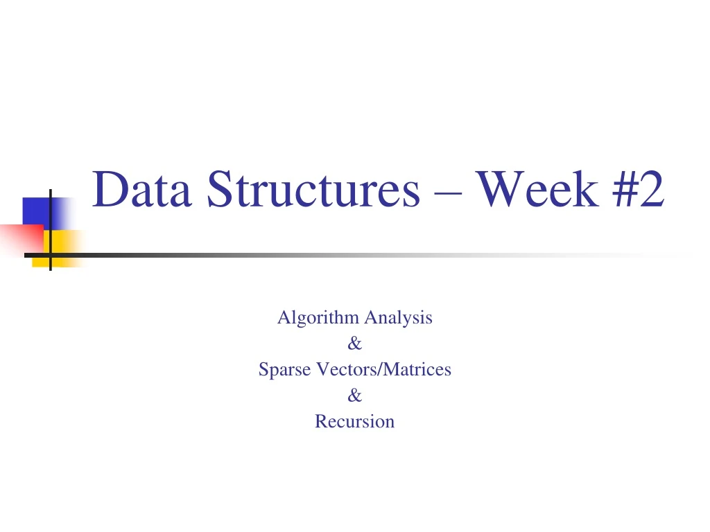 data structures week 2