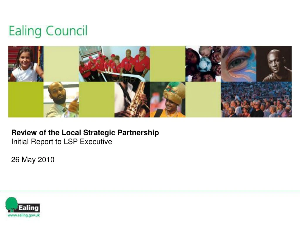 a vision for the future of partnerships in ealing