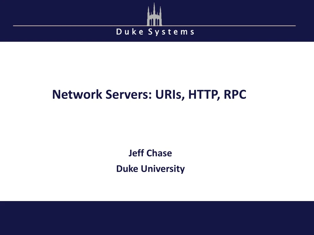 network servers uris http rpc