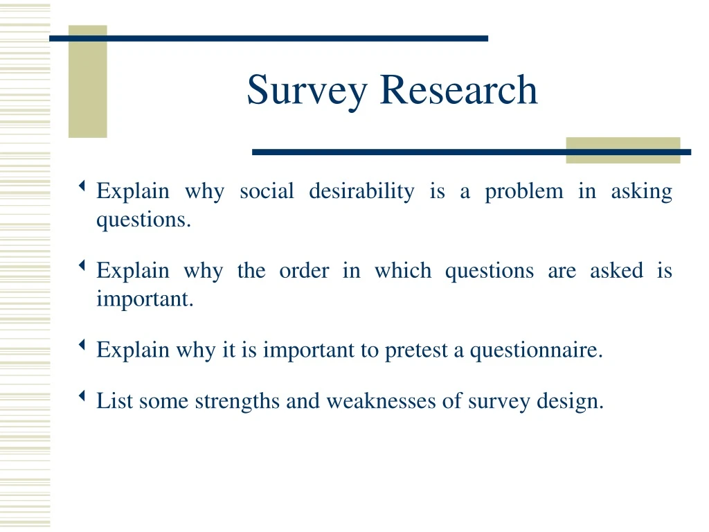 survey research