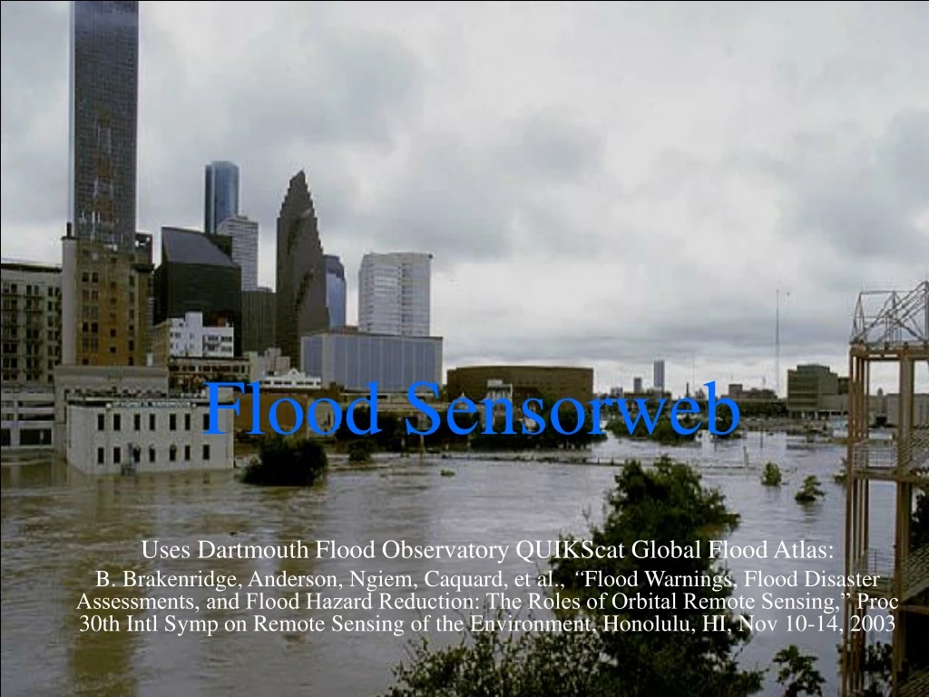 flood sensorweb