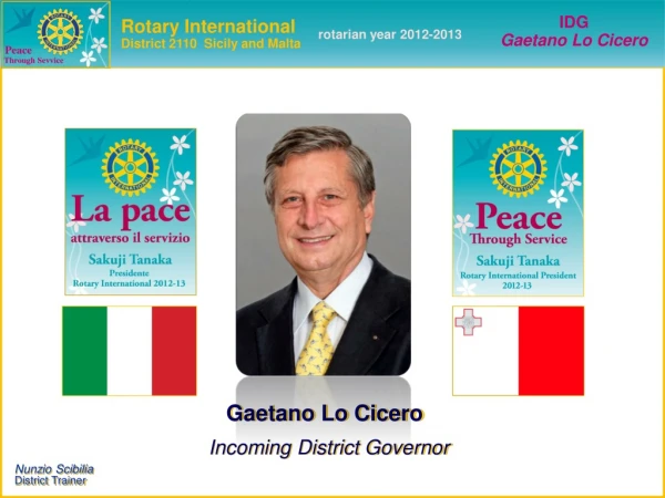 Gaetano Lo Cicero Incoming District Governor