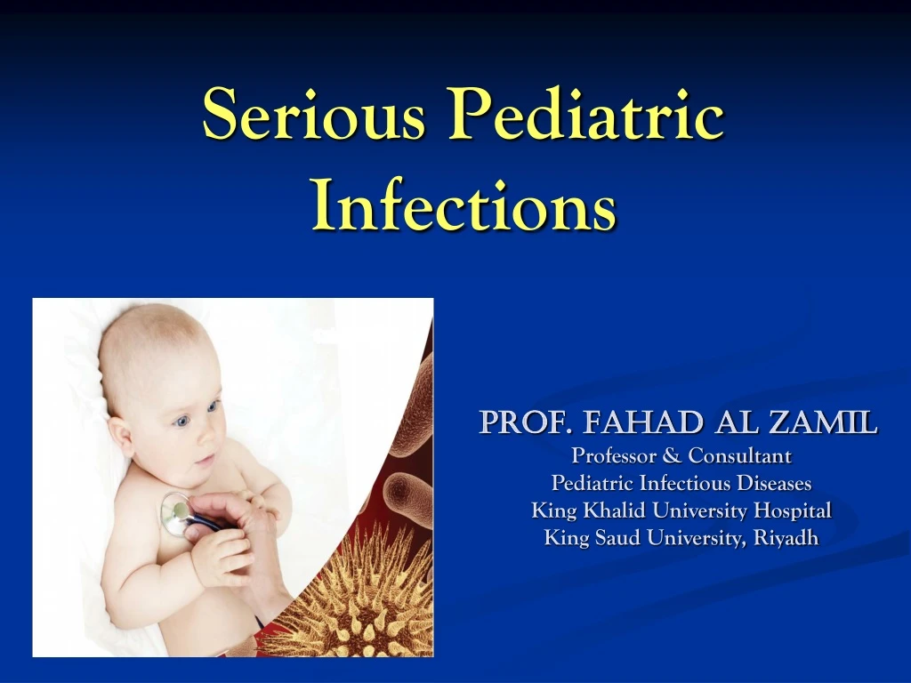 serious pediatric infections