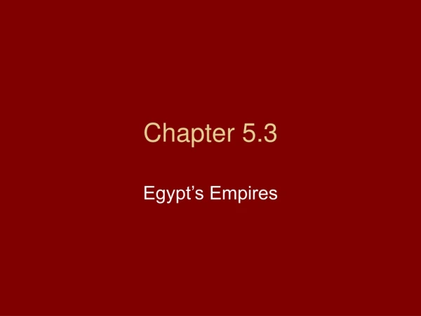 Chapter 5.3