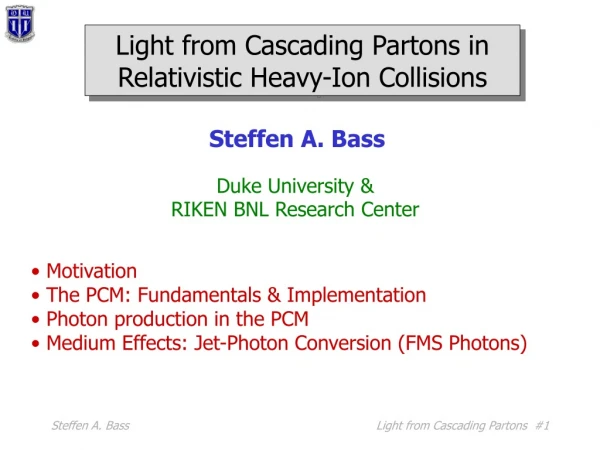 Light from Cascading Partons in Relativistic Heavy-Ion Collisions