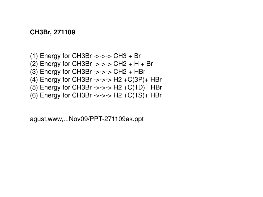 ch3br 271109 energy for ch3br ch3 br energy