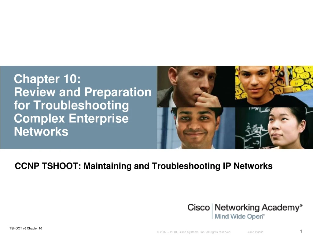 chapter 10 review and preparation for troubleshooting complex enterprise networks