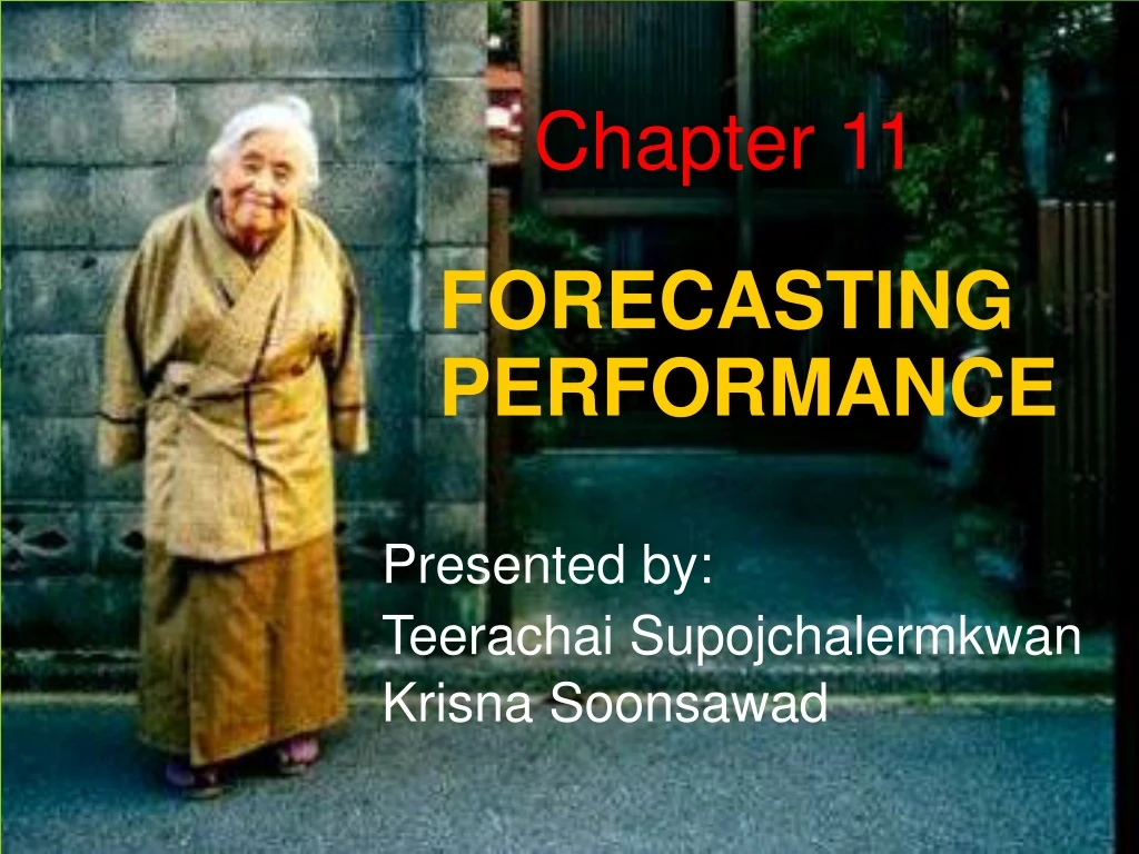 forecasting performance