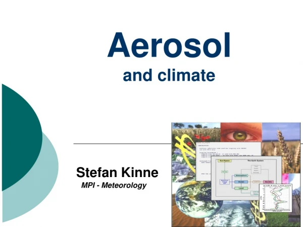 Aerosol and climate