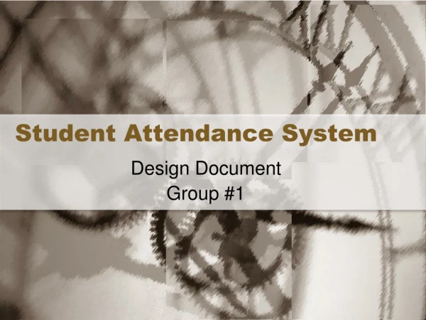 Student Attendance System