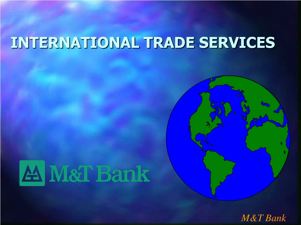 international trade services