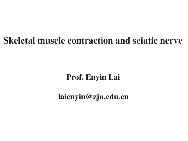 Prof. Enyin Lai laienyin@zju