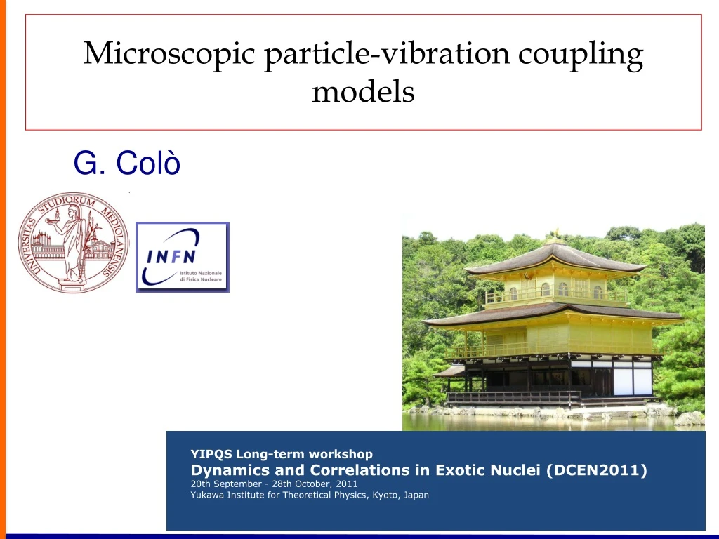 microscopic particle vibration coupling models