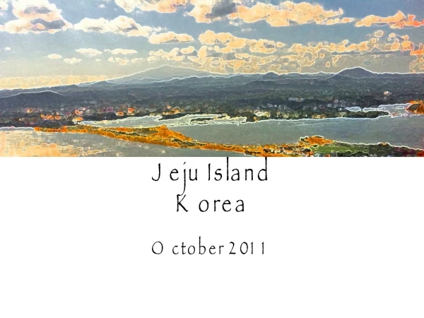 Jeju Island Korea