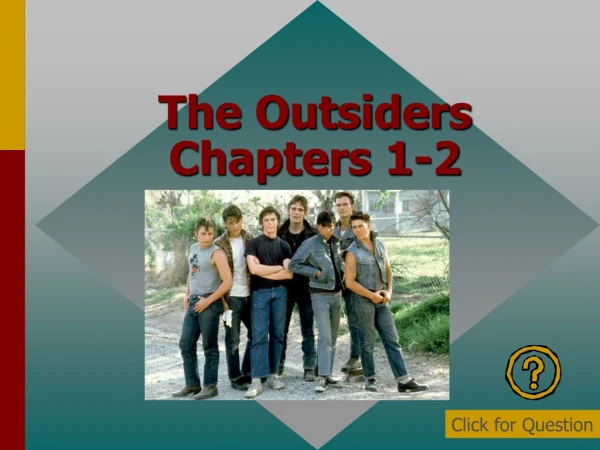 The Outsiders Chapters 1-2