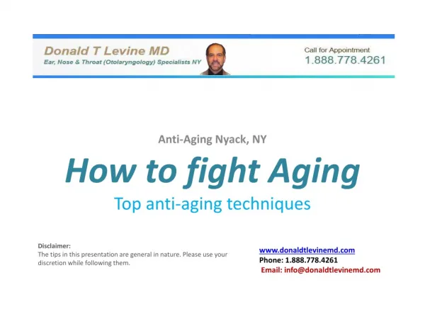 How to fight Aging - Top anti-aging techniques