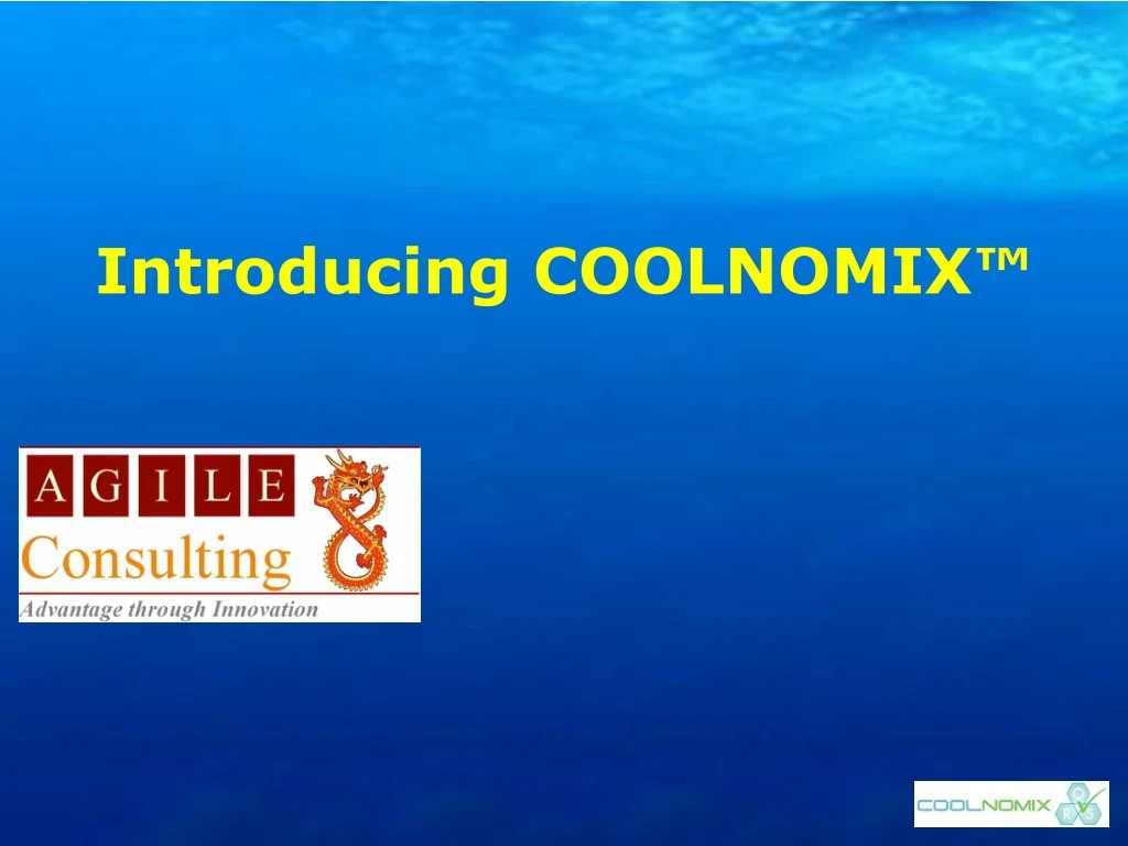 introducing coolnomix