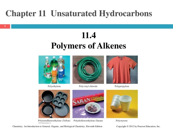 Chapter 11  Unsaturated Hydrocarbons