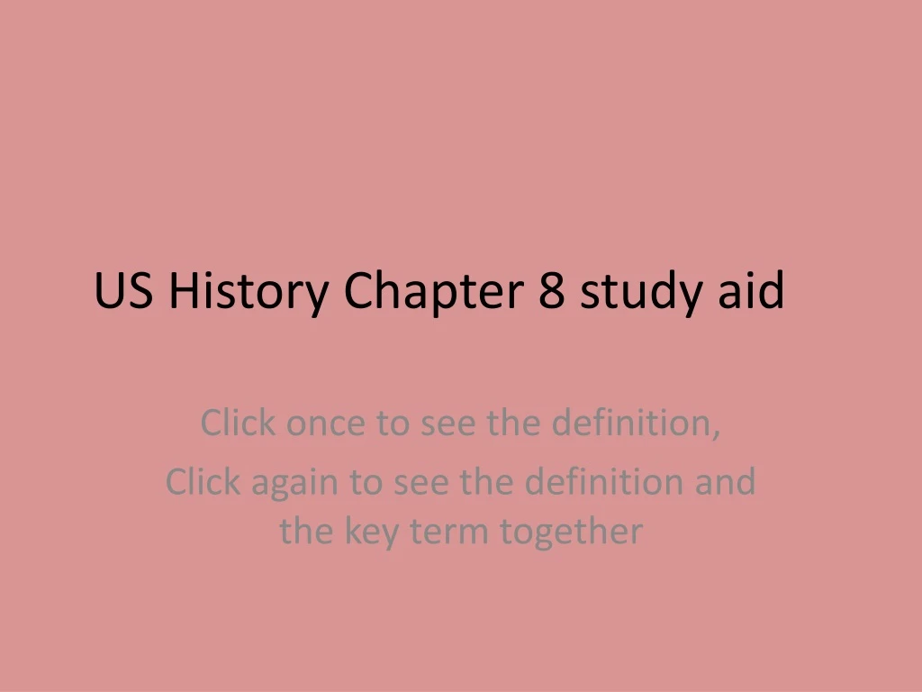 us history chapter 8 study aid